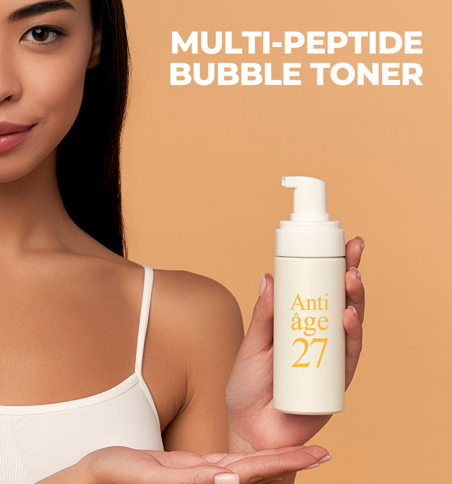 Uncover the Benefits of Antiage27 Multi Peptide Bubble Toner for Sensitive Skin