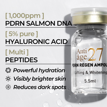 Load image into Gallery viewer, Salmon DNA PDRN REGEN Premium Ampoule Serum (0.91 fl.oz) 5.5ml * 5vial
